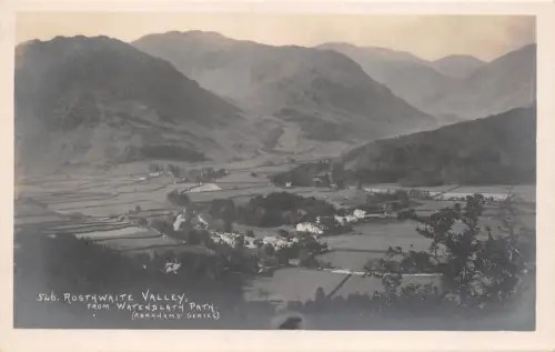 BR64445 rosthwaite valley from watendlath path uk