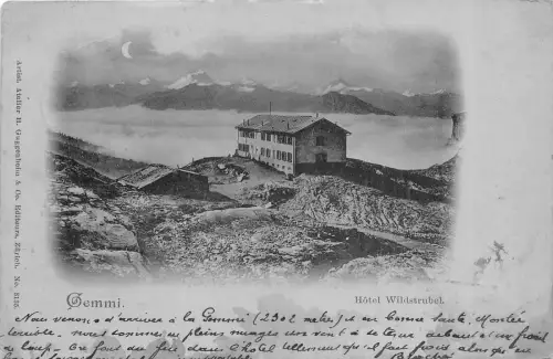 BR36716 Gemmi Hotel Wildstrubel Schweiz