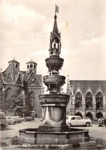 B34027 Braunschweig Brunnen auf dem Altsadtmarkt germany