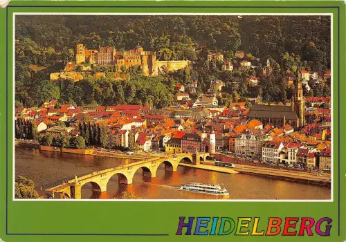B34631 Heidelberger Schloss und Alte Brücke Deutschland