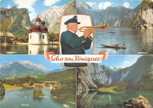 B34329 Echo vom Königssee Deutschland