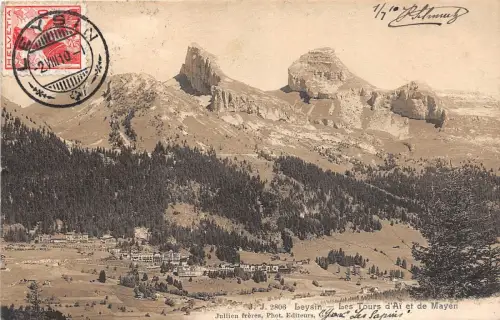 B92386 leysin les tours d ai et de mayen switzerland