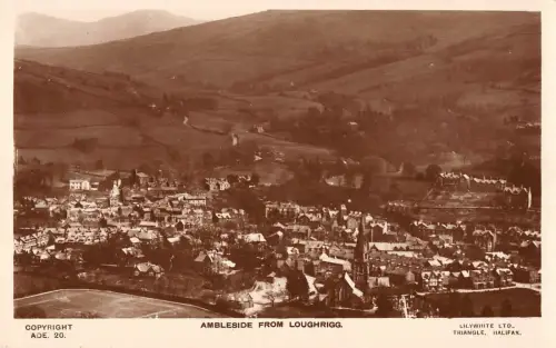 BR81823 ambleside from loughrigg real photo uk