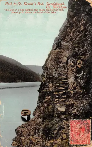 BR65734 path to st kevin s bed glendalough wicklow ireland