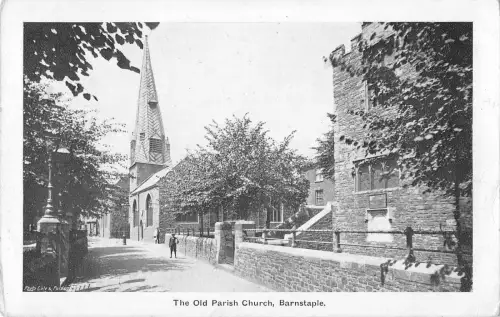BR98424 the old parish church barnstaple uk