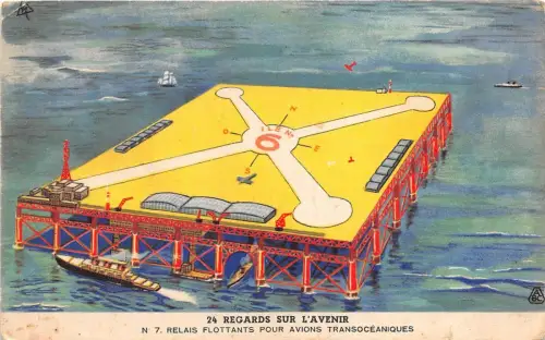 B94147 Grüße Sur Avenir Relais Flottants Schwimmrelais Avions Flugzeug Flugzeug