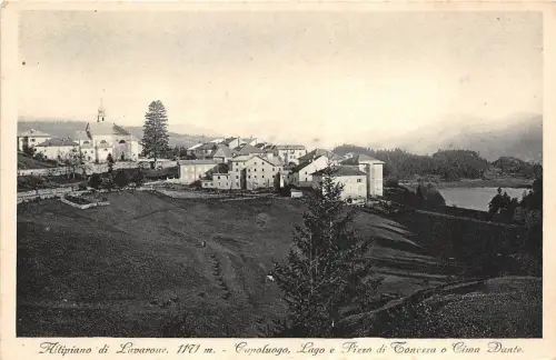 bg18993 Lavarone Capoluogo lAgo e pizzo di Conezza o Cima Dante italy