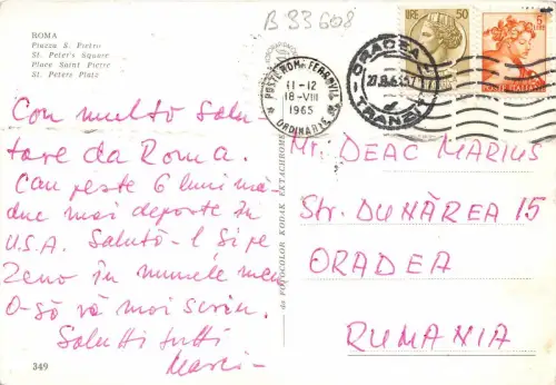 B33608 Roma Petersplatz Italien