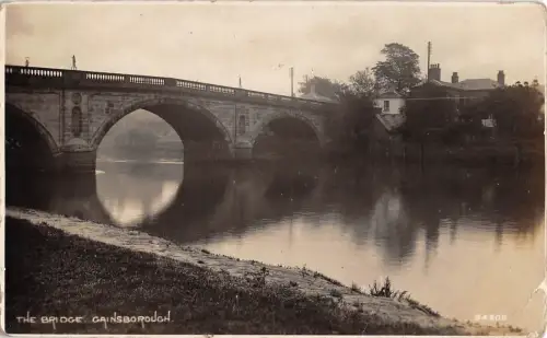 BR74762 the bridge gainsborough real photo uk