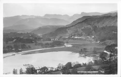 BR74330 Waterhead Windermere Schiffsbateaux Echtfoto UK
