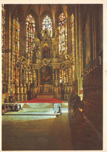 B34912 Chor des Erfurter Domes erfurt germany