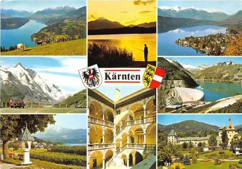 BG11765 Karnten Angeln Kuh Vache Auto Voiture Österreich