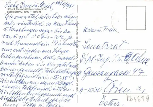 B69491 Österreich Semmering Multiviews