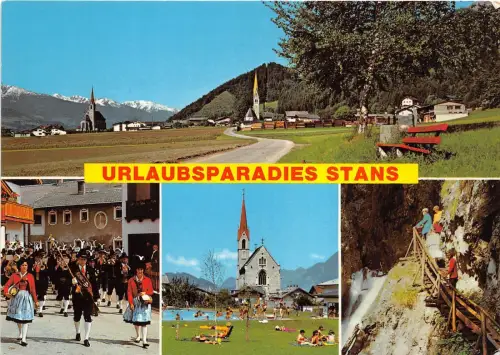 BG11732 Ständer in Tirol Urlaubsparadies Ständer Typen Folklore Österreich