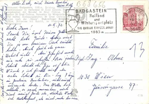 B68656 Österreich Bad Gastein Felsenbad Multiviews