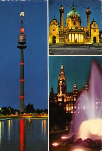 BG27240 wien karlskirche rathaus donauturm österreich