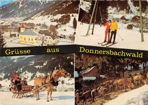 B48303 Mautern in der Steiermark Pferdekutschenski Sky Multiviews Österreich