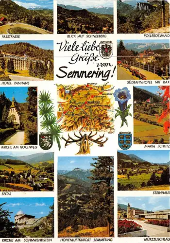 B69422 Österreich Semmering Multiviews