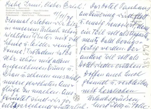 B69488 Österreich Semmering Multiviews