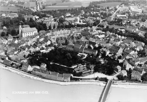 B44680 Scharding Am Inn Panorama Österreich