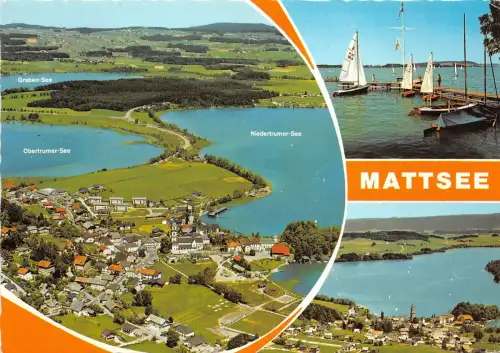 BG11730 MATTSEE SALZBURG MIT OBERTRUMER NIEDERTRUMER ÖSTERREICH