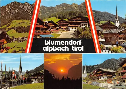 BG26901 grusse aus dem blumendorf alpbach tirol österreich