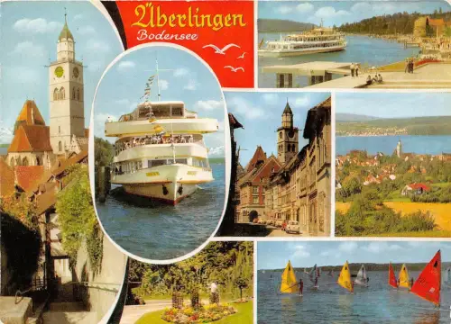 B36735 Schiff Bateaux Überlingen Bodensee Deutschland