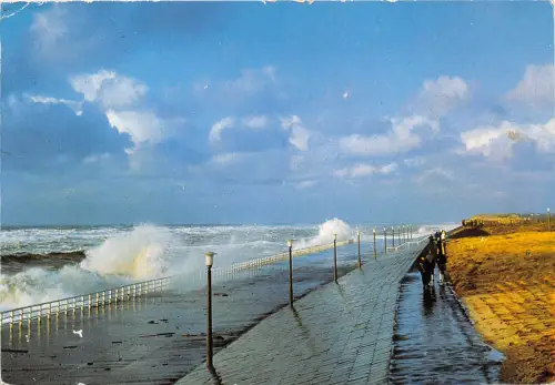 B35727 Sturmflut Insel Sylt germany