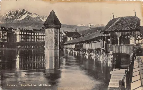 Br33089 Luzern und Pilatus Schweiz