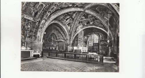 BF33016 assisi basilica interiore di s francisco italy front/back image