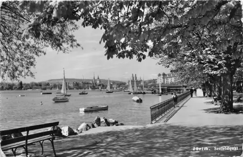 B44588 Zürich Seefeldqual Boote Bateaux Schweiz