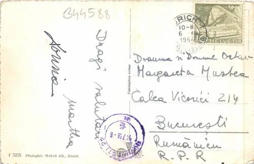 B44588 Zürich Seefeldqual Boote Bateaux Schweiz