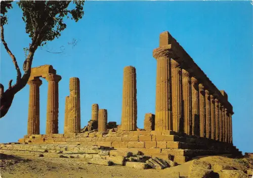B68965 Agrigento Tempio di Giuome italy