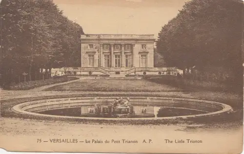 B80446 versailles le palais du petit trianon france front/back image