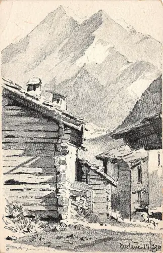 BF38886 Landschaftsmalerei Kunst Postkarte