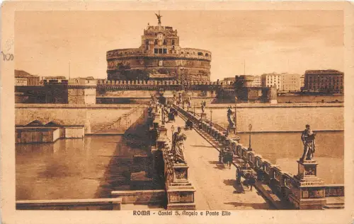 B39585 Roma Castel Angelo e Ponte Elio italy