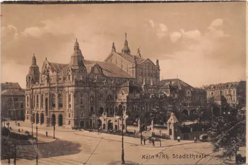 B4444 Germany Köln Stadttheater Front/Back Scan