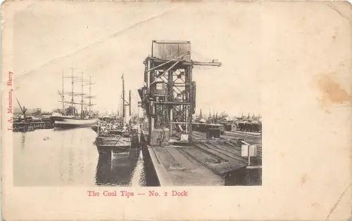 uk51001 Kohlespitzen Nr. 2 Barry Dock Echtfoto UK