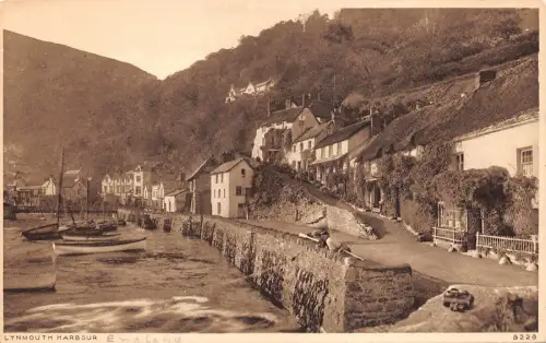 BR64428 lynmouth harbour uk
