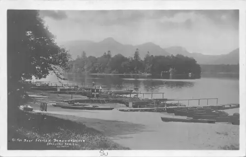 BR65756 the boat staton derwentwater real photo uk