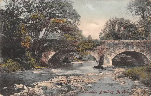 BR74722 ambleside brathay bridge uk