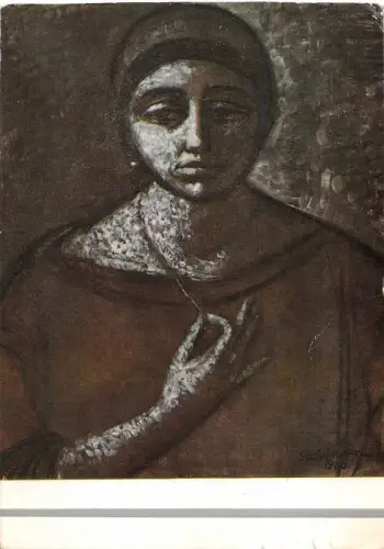 B25759 Szabo Zoltan Porträt einer Frau Kunst Gemälde