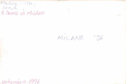 B66202 Italien Milano Il Duomo