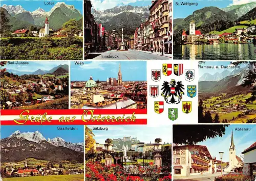 BG27242 gruss aus osterreich lofer innsbruck wien bad aussee österreich