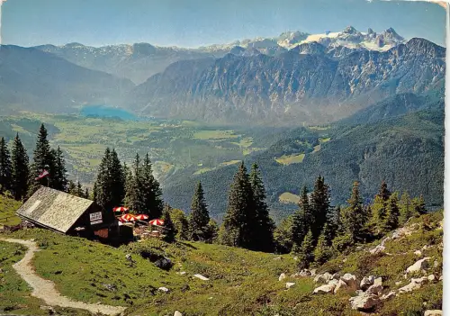 BR13552 Katrin Alm bei Bad Ischl Blick auf hoh Dachsrein Österreich