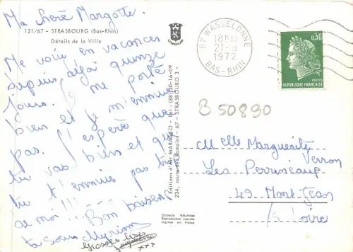 B50890 Straßburg Multi Vues Frankreich