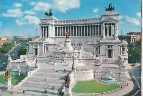 BF23415 altare della patria roma italy front/back image