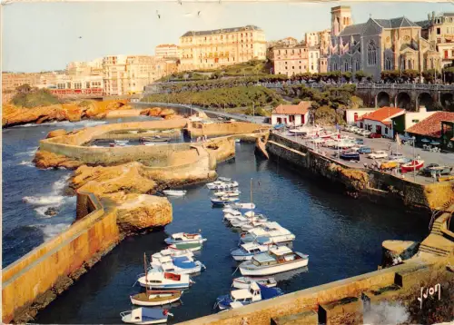 BR1064 Le Port des pecheurs Schiff Bateaux Biarritz Frankreich