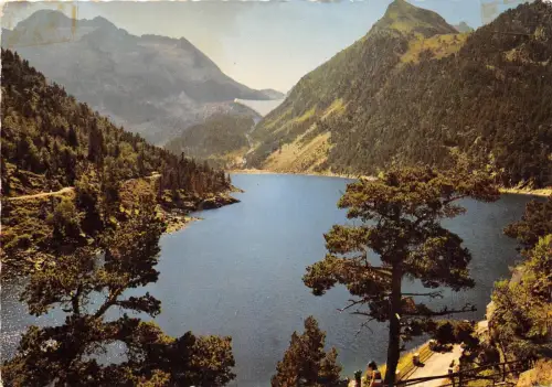 BR21500 Vallee d Aure lac d Oredon et Barrage de Capdelong france