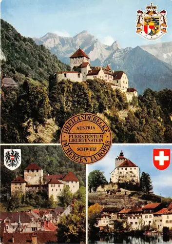 B31740 Dreilanderecke Österreich Liechtenstein Schweiz switzerland